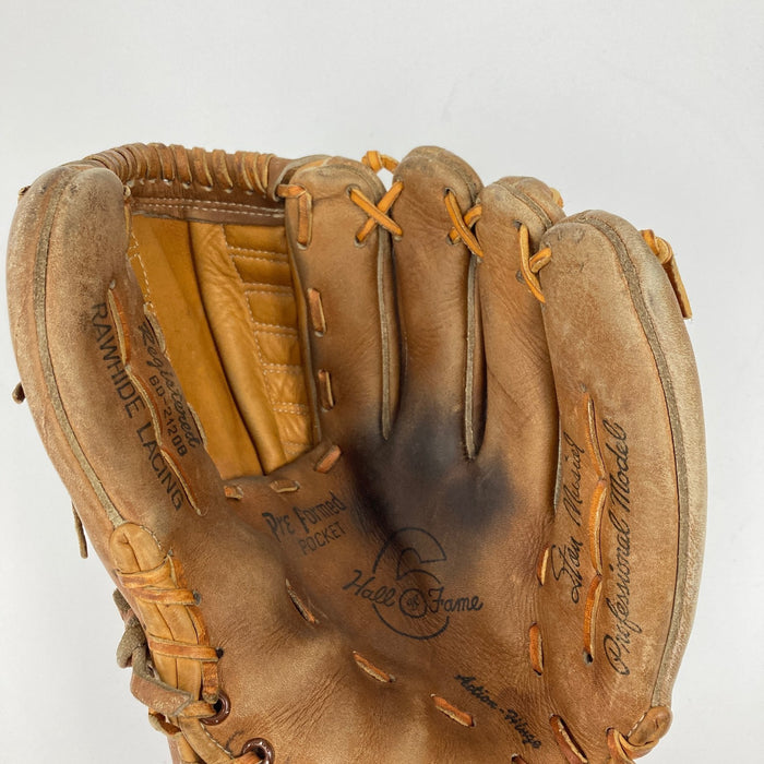 Stan Musial Signed 1950's Baseball Glove JSA COA