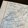 New York Yankees Legends Signed Large 16x18 Stadium Photo With 119 Signatures!