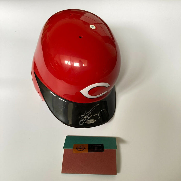 Ken Griffey Jr. Signed Authentic Game Model Cincinnati Reds Helmet UDA COA