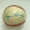 Rogers Hornsby Gil Hodges Casey Stengel Signed National League Baseball Beckett