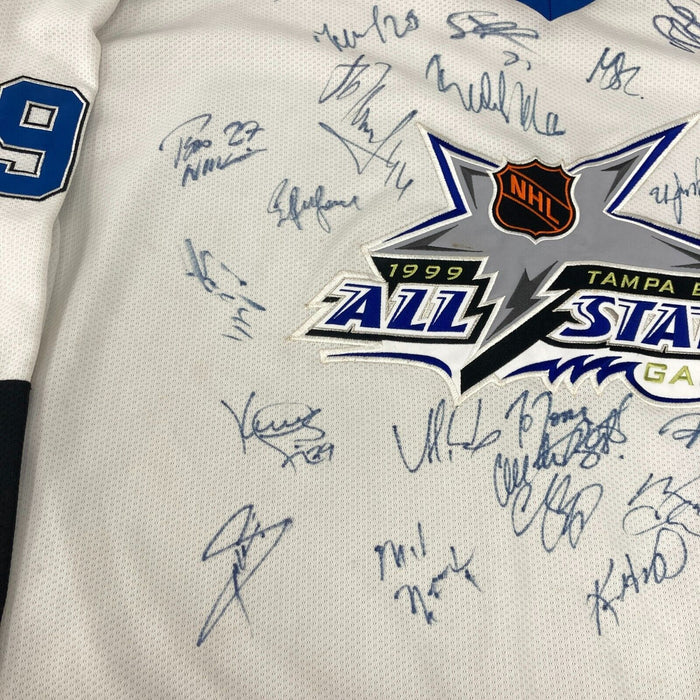 1999 NHL All Star Game Team Signed Jersey 24 Signatures JSA COA