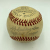 Joe Dimaggio 1944 World War Two WWII Multi Signed Baseball PSA DNA COA