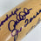 2000 NY Yankees WS Champs Team Signed Bat Derek Jeter Mariano Rivera JSA COA
