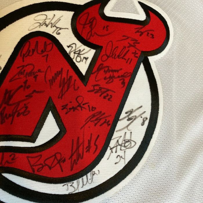 2005-2006 New Jersey Devils Team Signed Authentic Game Model NHL Jersey JSA COA