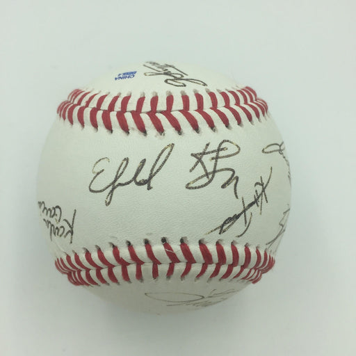 Rare Hamilton Cast Multi Signed Baseball 16 Signatures JSA COA Broadway Show