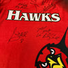 Dikembe Mutombo Multi Signed 1996 Atlanta Hawks Game Shooting Shirt Beckett