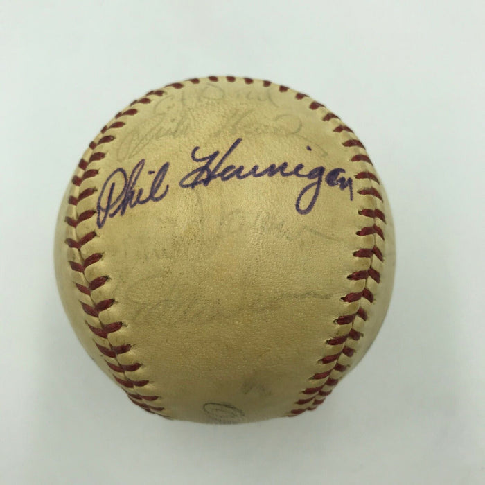 1960's Cleveland Indians Team Signed Official League Baseball