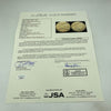 Beautiful Babe Ruth & Lou Gehrig 1925 Signed American League Baseball JSA COA