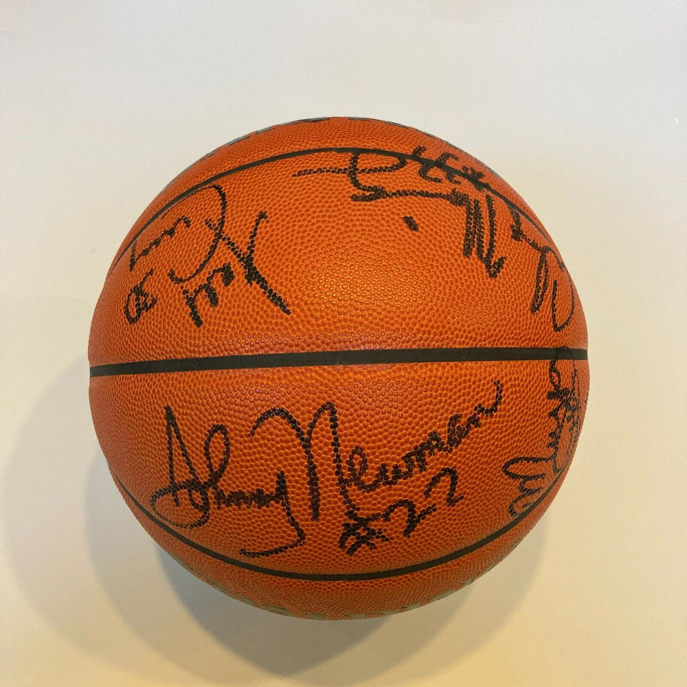 1992-93 Charlotte Hornets Team Signed Spalding Official NBA Game Basketball