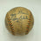 Babe Ruth, Mickey Mantle, Joe Dimaggio & Roger Maris Signed Baseball JSA COA