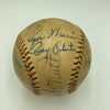 Babe Ruth, Mickey Mantle, Joe Dimaggio & Roger Maris Signed Baseball JSA COA