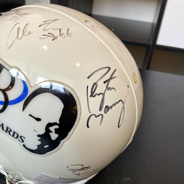 Peyton Manning & Junior Seau Multi Signed JB Awards Full Size Helmet JSA COA