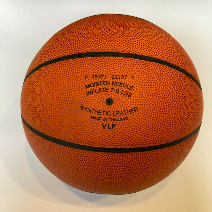 Chuck Daly George Mikan 1998 NBA HOF Induction Multi Signed Basketball JSA COA