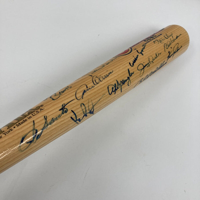 1969 Chicago Cubs Team Signed Baseball Bat 17 Sigs Ernie Banks 69/169 JSA COA