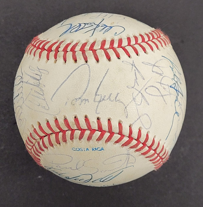 1991 Minnesota Twins World Series Champs Team Signed W.S. Baseball Beckett COA