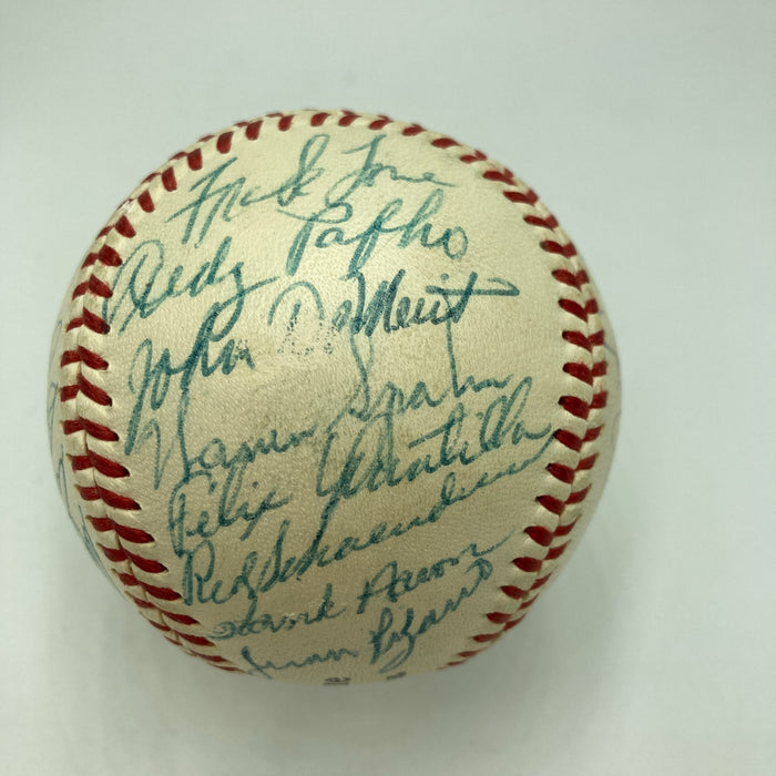 1957 Milwaukee Braves World Series Champs Team Signed Baseball PSA DNA & Beckett