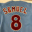 Juan Samuel 1987 Game Used Philadelphia Phillies Jersey MEARS A10 The Finest