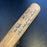 New York Giants Legends Signed Bat With Larry Doby & Art Rust Jr. JSA COA