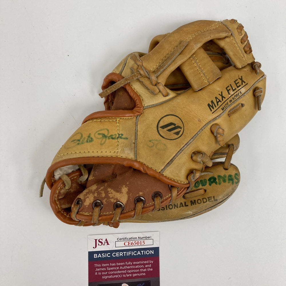 Pete Rose Signed 1970's Mizuno Game Model Baseball Glove JSA COA