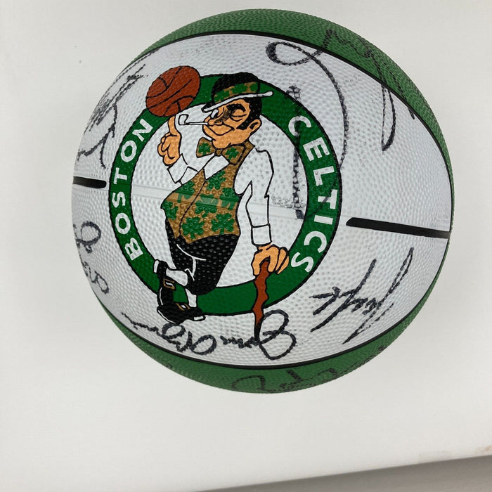 2001-2002 Boston Celtics Team Signed Basketball Paul Pierce JSA COA