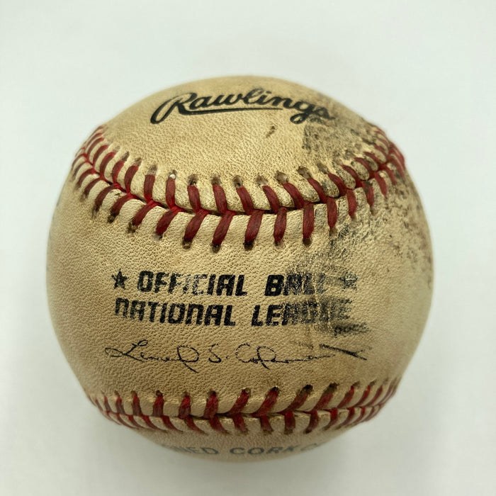 Al Leiter No Hitter Signed Game Used Baseball May 11, 1996 JSA COA