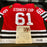 1961 Chicago Blackhawks Stanley Cups Champions Team Signed Jersey JSA COA