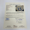 Johnny Unitas Baltimore Colts Hall of Fame Legends Signed Full Size Helmet JSA