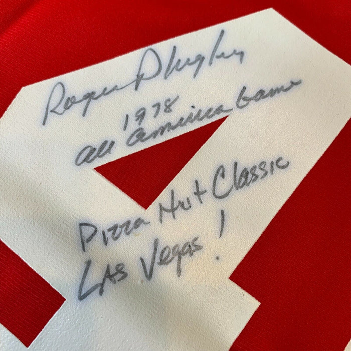 1978 Roger Phegley Signed Game Used All American All Star Game Jersey With COA
