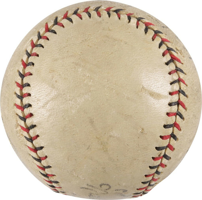 Honus Wagner Signed 1920's National League Baseball One Of The Finest PSA DNA