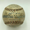 The Finest Babe Ruth Ty Cobb Walter Johnson 1925 HOF Signed Baseball PSA DNA