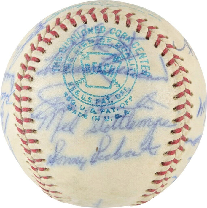 1966 All Star Game American League Team Signed Baseball Elston Howard