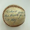 Gabby Hartnett Edd Roush Don Drysdale Signed Game Used Baseball From Bat Boy JSA