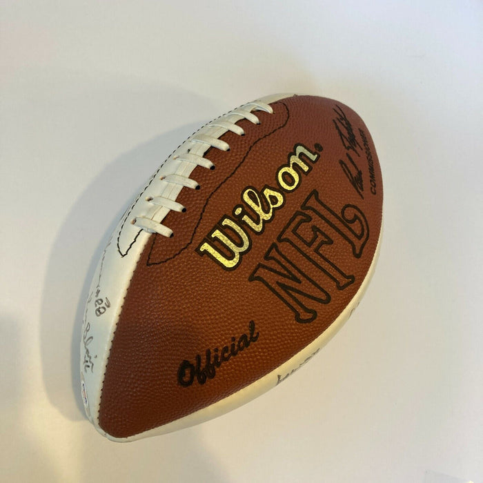 Jim Brown Cleveland Browns Legends Multi Signed Football 31 Sigs PSA DNA COA