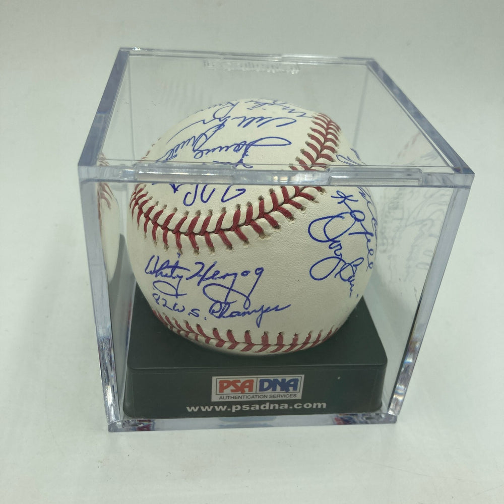 1982 St Louis Cardinals World Series Champs Team Signed Baseball PSA 10 GEM MNT