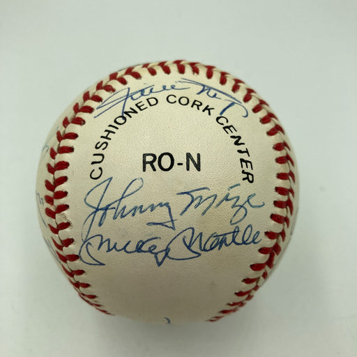 Mickey Mantle Willie Mays Sandy Koufax Hall Of Fame Multi Signed Baseball JSA