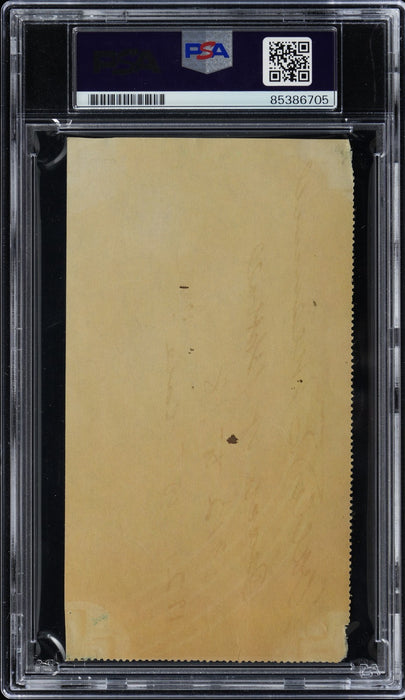 Walter Meanwell University of Wisconsin & Missouri Signed Cut Dec. 1953 HOF PSA