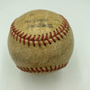 Ed Barrow Sweet Spot Hall Of Fame Signed Baseball Dec. 1953 Beckett COA RARE
