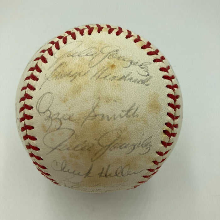 1982 St. Louis Cardinals World Series Champs Team Signed Baseball PSA DNA