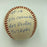 Ernie Banks Signed Heavily Inscribed Career STAT Baseball Reggie Jackson COA