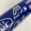 Julio Urias & Austin Barnes Signed 2020 Los Angeles Dodgers World Series Bat PSA