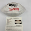1988 San Francisco 49ers Super Bowl XXIV Champs Team Signed Football JSA COA