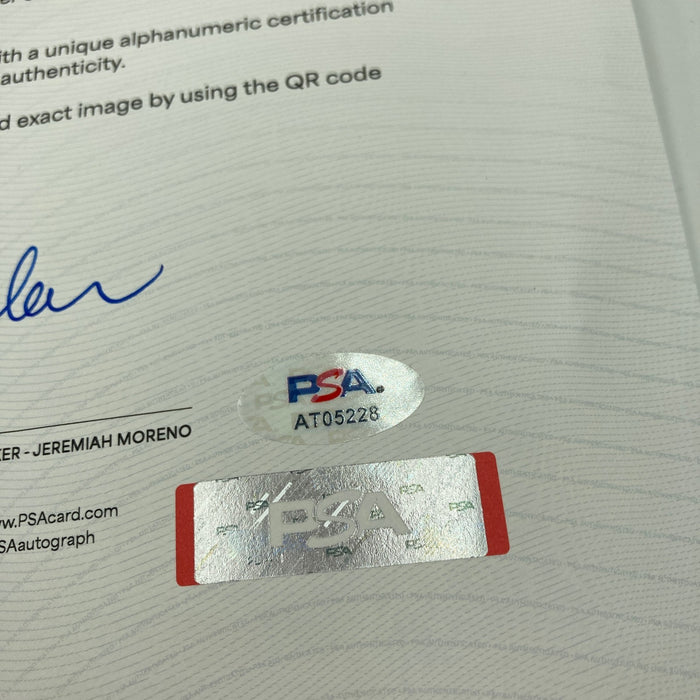 John Lackey "Game 7 Winner" Signed 2002 World Series Game Used Baseball PSA DNA