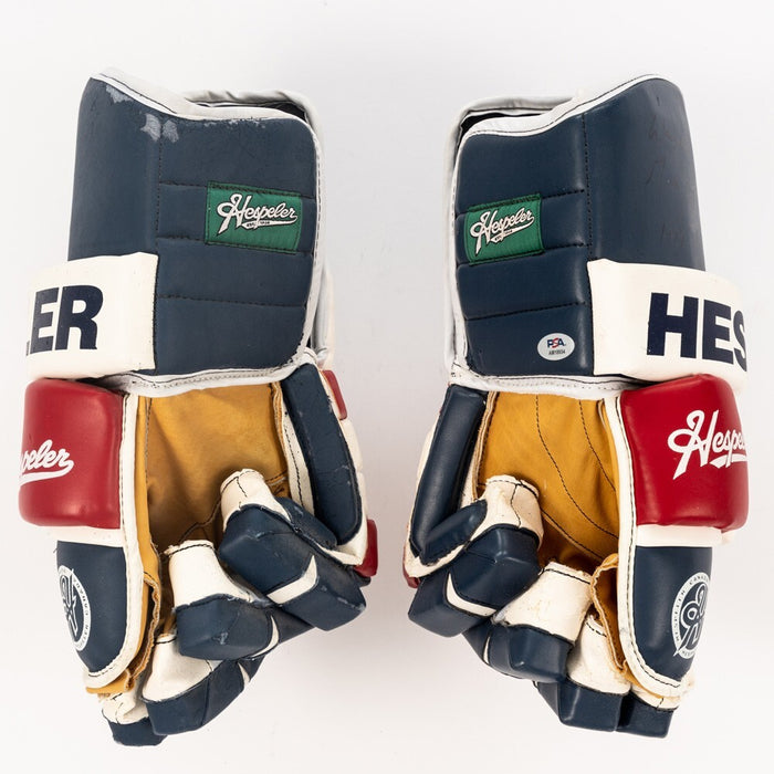 Wayne Gretzky New York Rangers Hespeler Game Model Hockey Gloves PSA DNA COA
