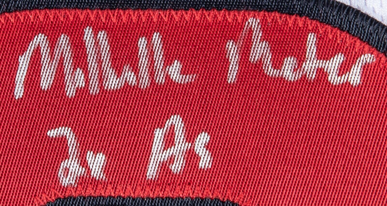 Mike Trout Millville Meteor Signed Heavily Inscribed STAT Jersey MLB Authentic