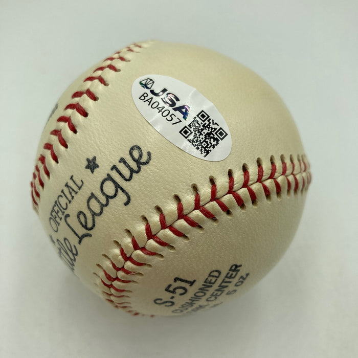 Mrs. Babe Ruth Signed Baseball 1972 World Series JSA COA