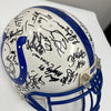 1995 Indianapolis Colts Team Signed Authentic Game Issued Helmet JSA COA