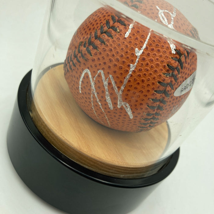Michael Jordan Signed Nike Basketball Style Baseball Upper Deck UDA & Beckett