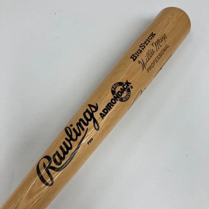 Willie Mays Signed Adirondack Game Model Baseball Bat With Beckett COA