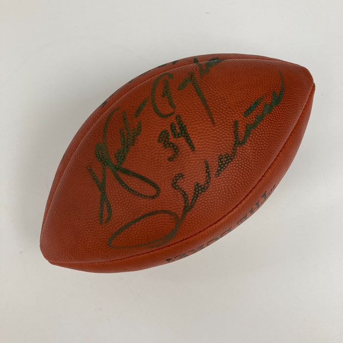 Walter Payton "Sweetness" Signed Authentic Wilson NFL Football JSA COA
