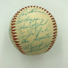 Stunning 1960 Milwaukee Braves Team Signed Baseball Hank Aaron PSA DNA Mint 8